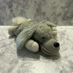 Vintage 1991 Playskool Lil Pooches Reggie Plush Dog with Moveable Mouth